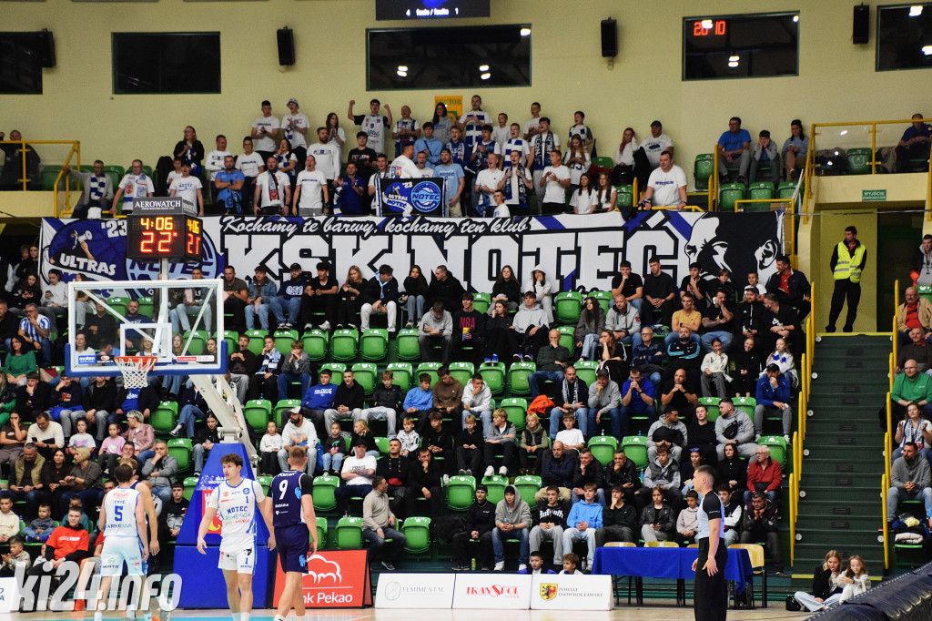 Kibice na meczu Noteć - Basket Poznań: Jakub Kozłowski