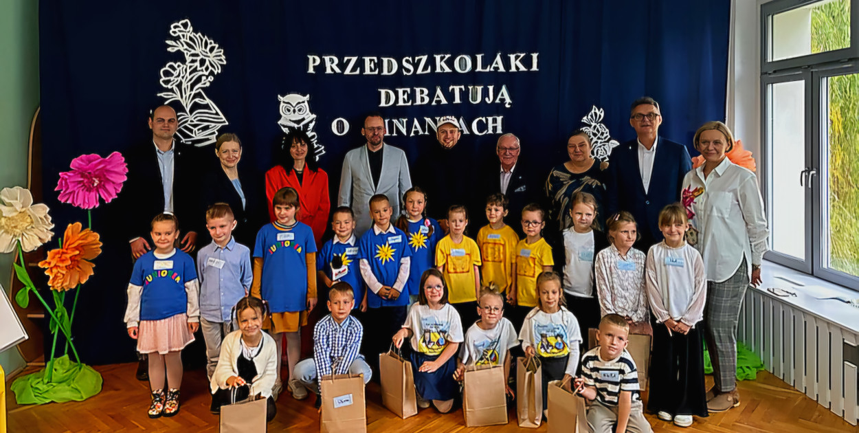 „Przedszkolaki debatują o finansach”
