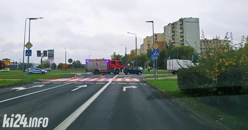 Kolizja na rąbińskim skrzyżowaniu