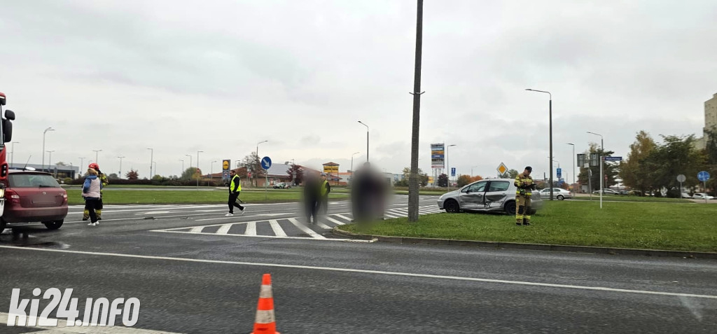 Kolizja na rąbińskim skrzyżowaniu