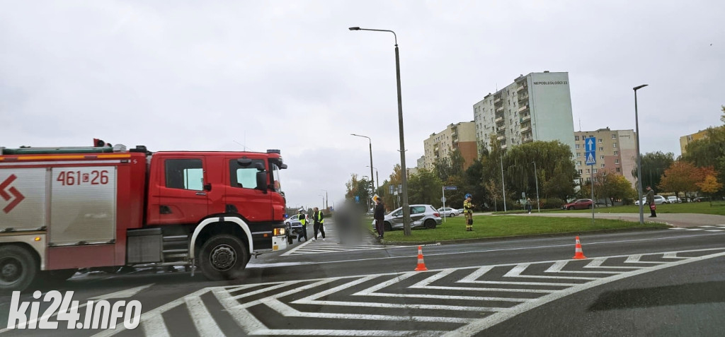 Kolizja na rąbińskim skrzyżowaniu