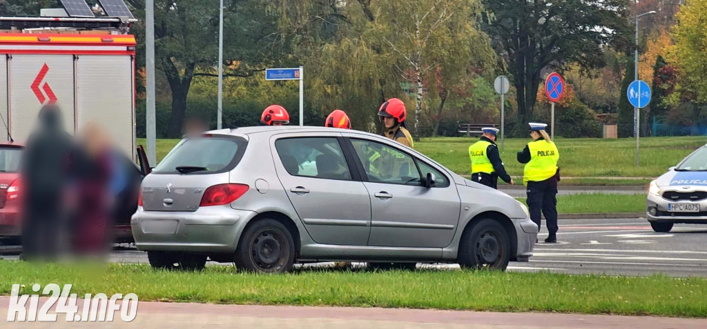 Kolizja na rąbińskim skrzyżowaniu