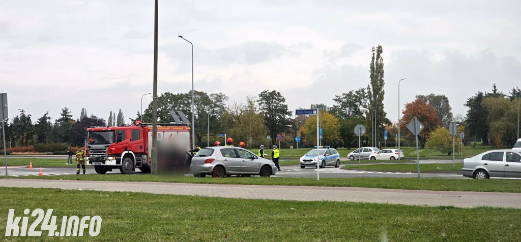 Kolizja na rąbińskim skrzyżowaniu