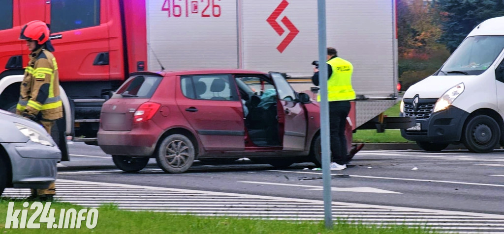 Kolizja na rąbińskim skrzyżowaniu