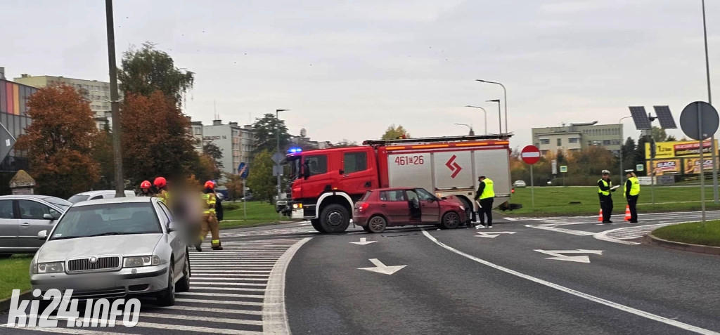 Kolizja na rąbińskim skrzyżowaniu