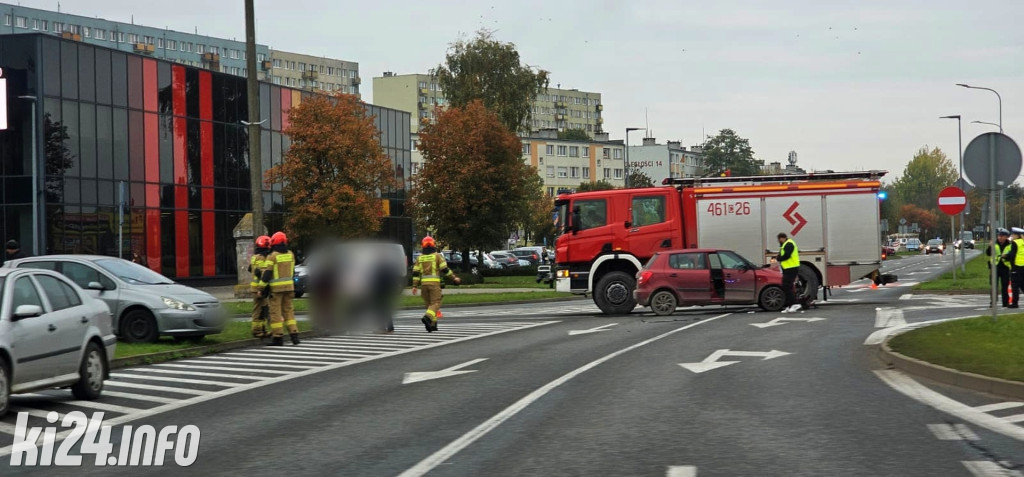 Kolizja na rąbińskim skrzyżowaniu