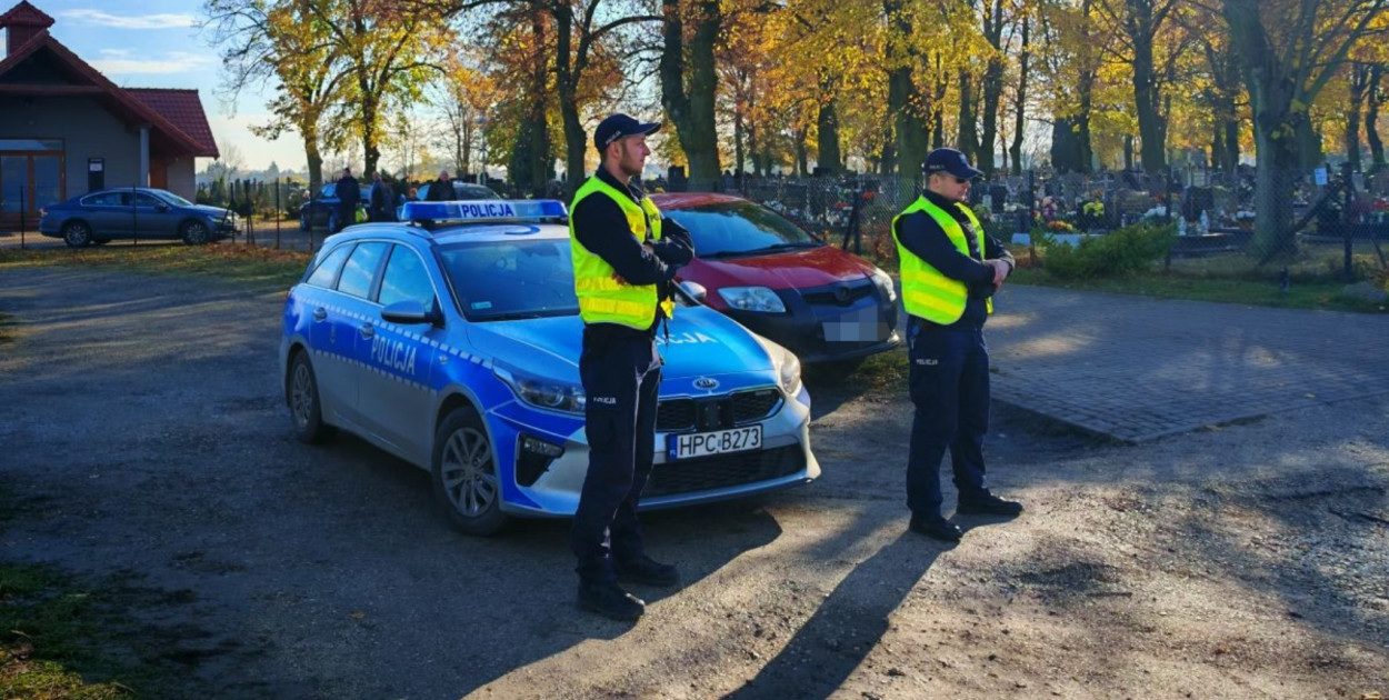 Policyjne działania na drogach powiatu