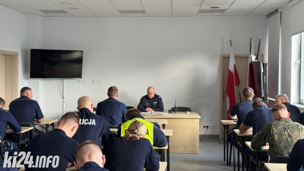 Policyjne działania na drogach powiatu