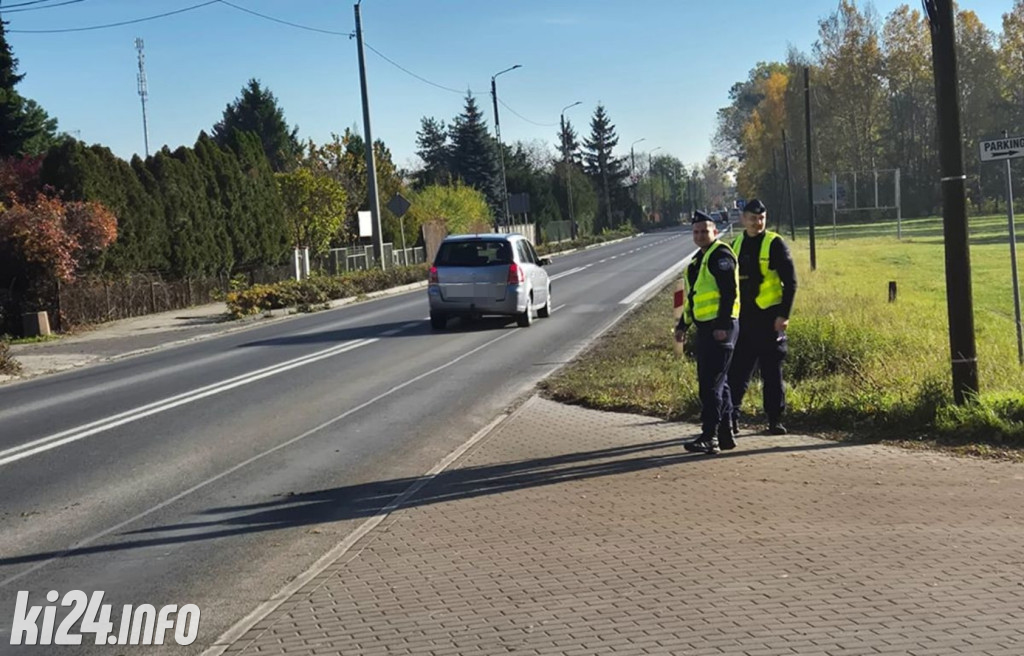 Policyjne działania na drogach powiatu