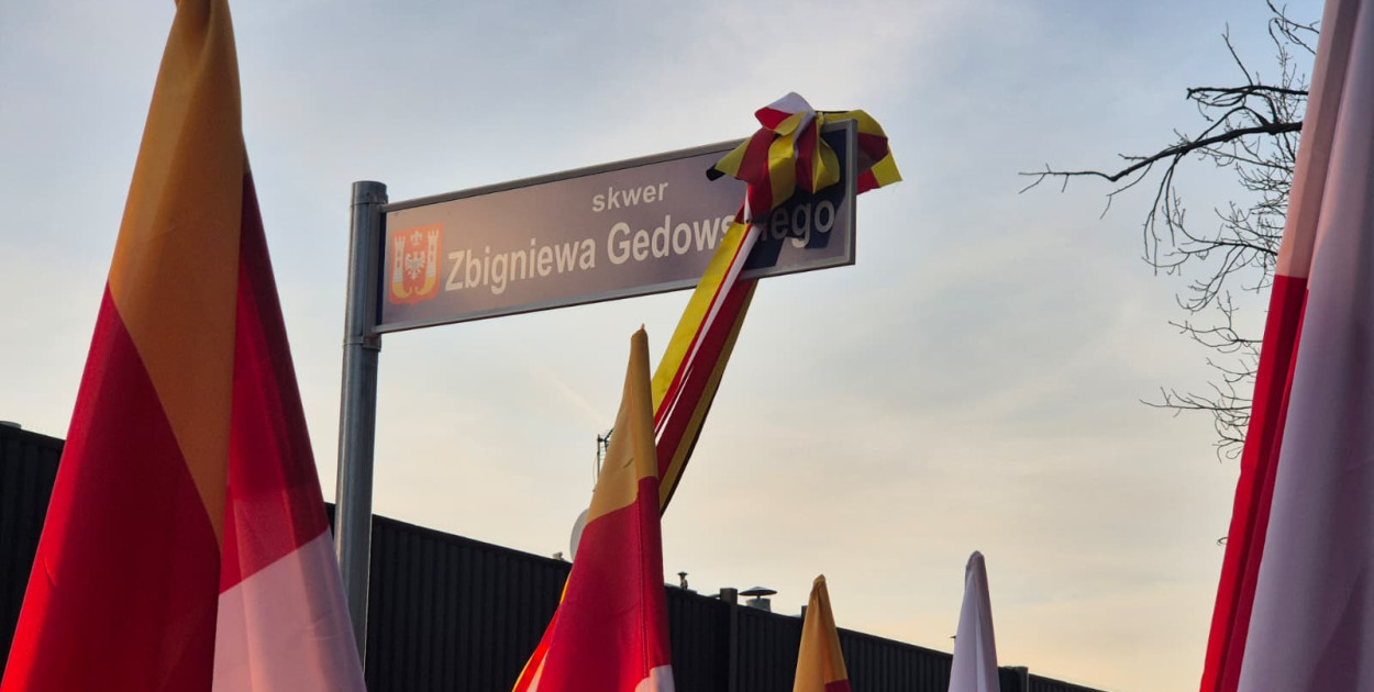 Nowy skwer w Inowrocławiu - patronem Z. Gedowski