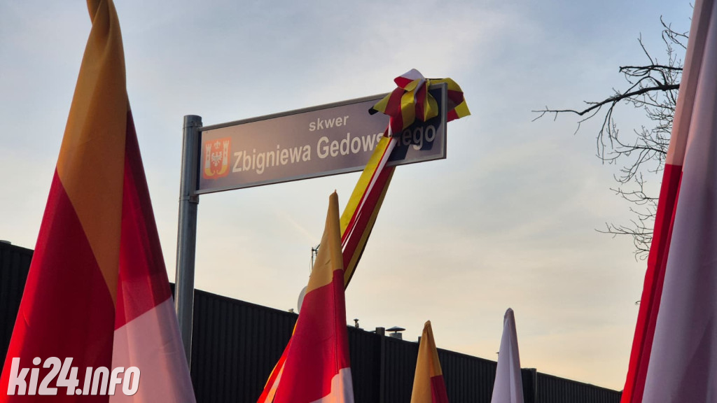 Nowy skwer w Inowrocławiu - patronem Z. Gedowski