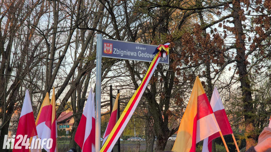 Nowy skwer w Inowrocławiu - patronem Z. Gedowski