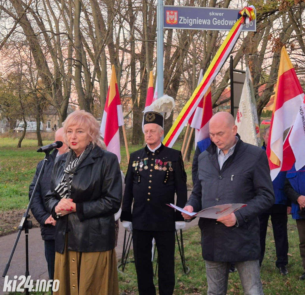 Nowy skwer w Inowrocławiu - patronem Z. Gedowski