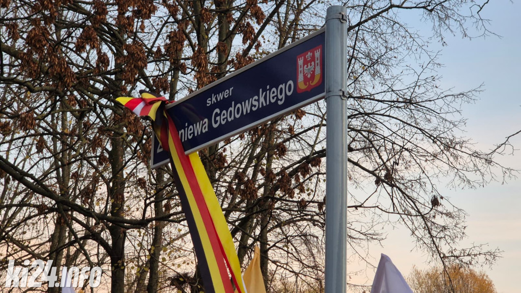 Nowy skwer w Inowrocławiu - patronem Z. Gedowski