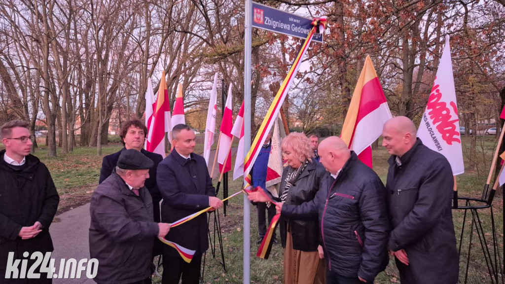 Nowy skwer w Inowrocławiu - patronem Z. Gedowski