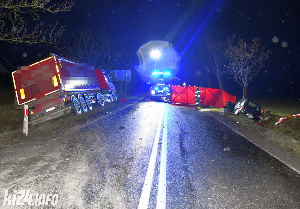 Śmiertelny wypadek na DK62