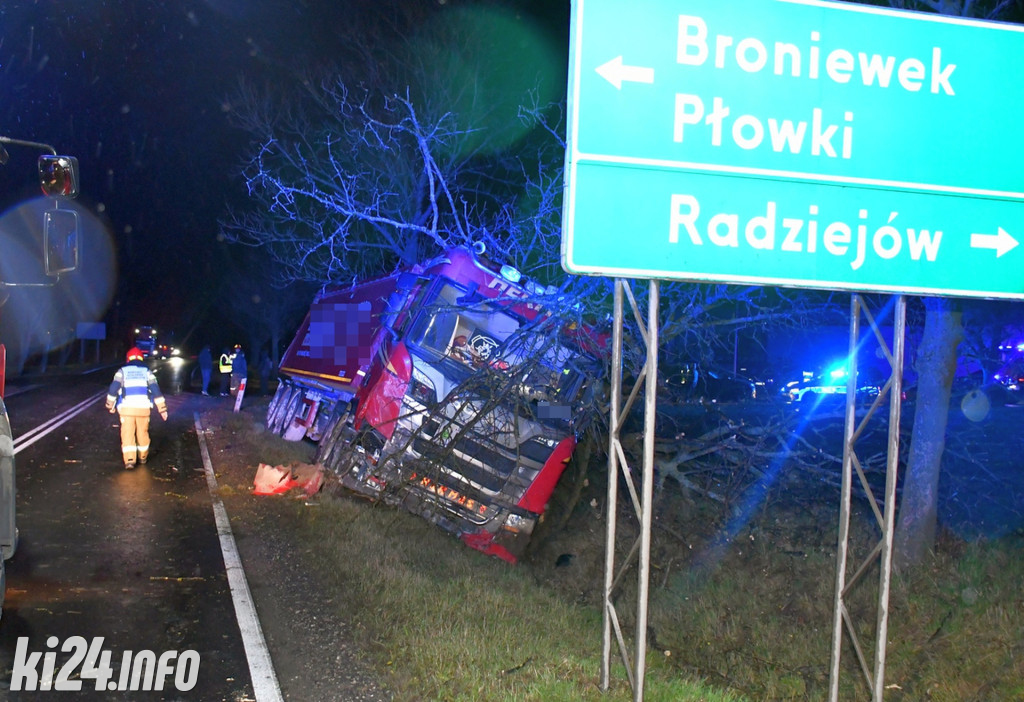 Śmiertelny wypadek na DK62