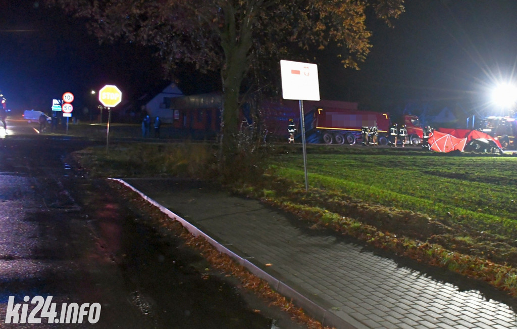 Śmiertelny wypadek na DK62