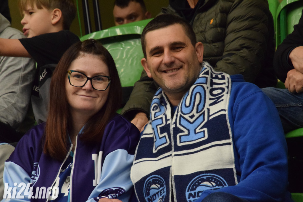 Kibice na meczu Noteci z Polonią