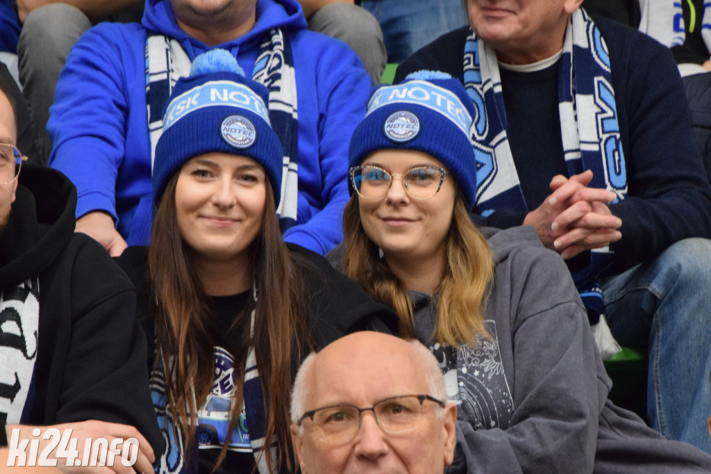 Kibice na meczu Noteci z Polonią