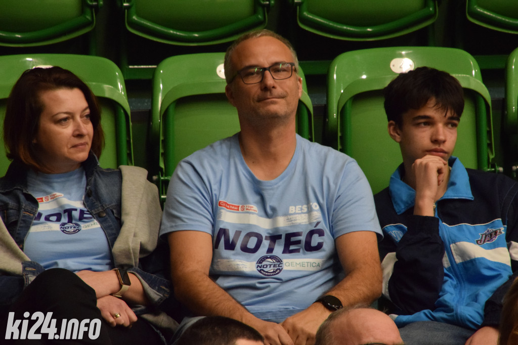 Kibice na meczu Noteci z Polonią