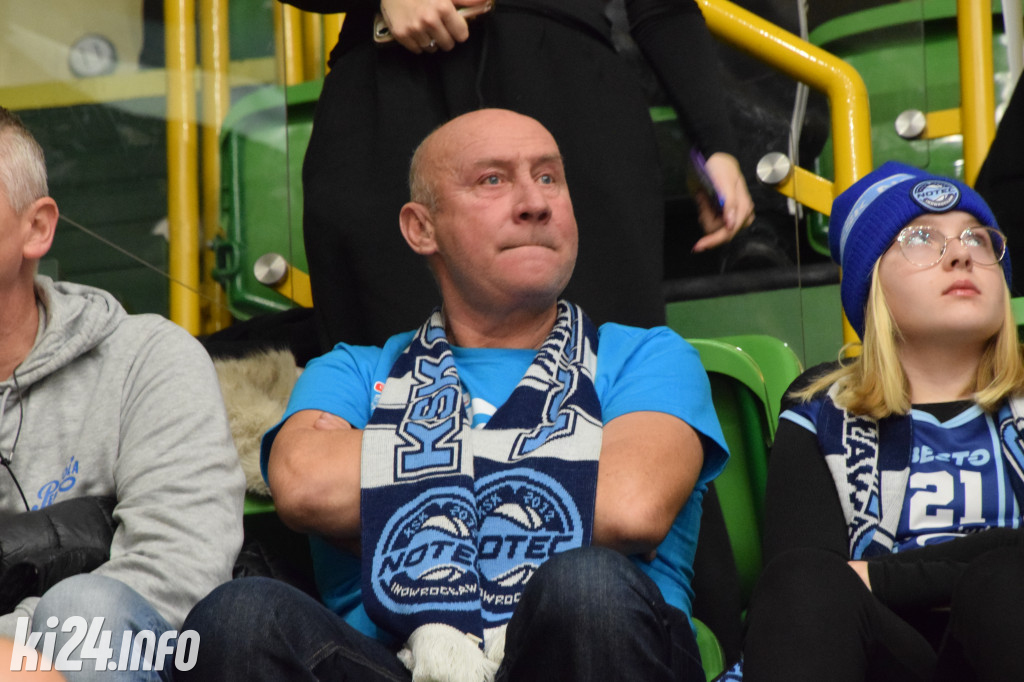 Kibice na meczu Noteci z Polonią
