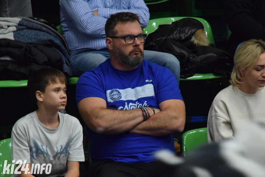 Kibice na meczu Noteci z Polonią