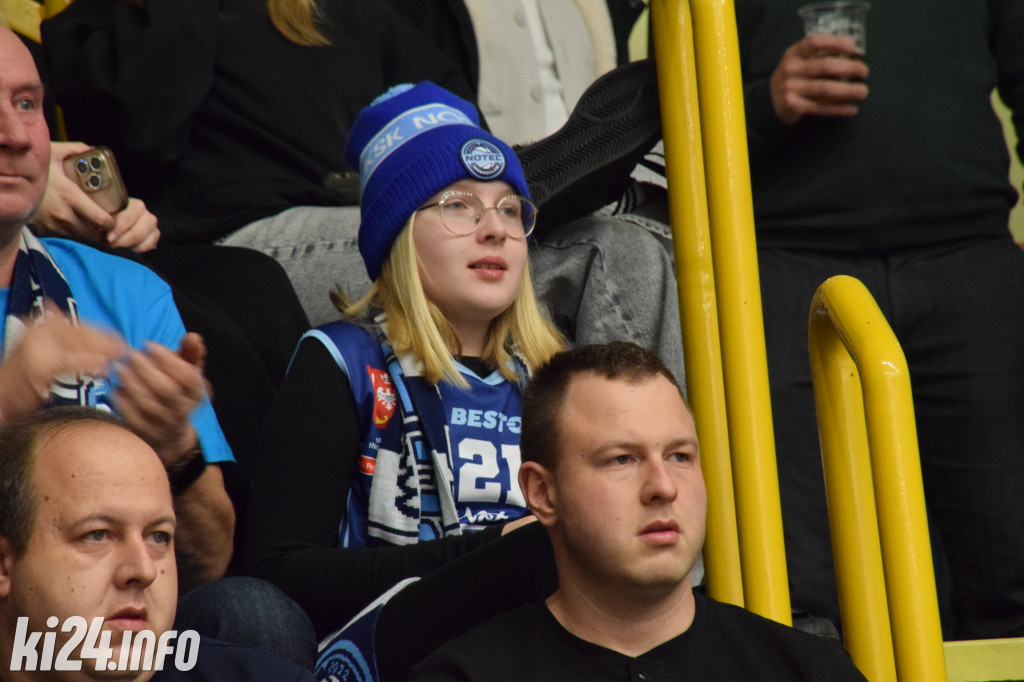 Kibice na meczu Noteci z Polonią