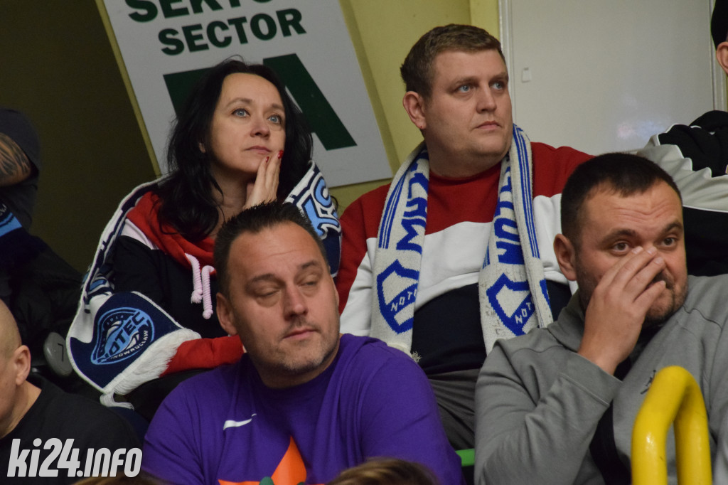 Kibice na meczu Noteci z Polonią