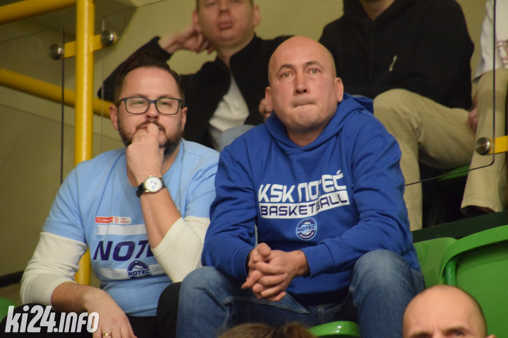 Kibice na meczu Noteci z Polonią