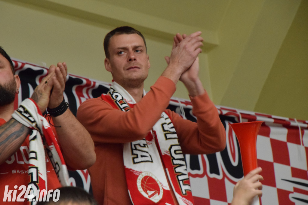 Kibice na meczu Noteci z Polonią