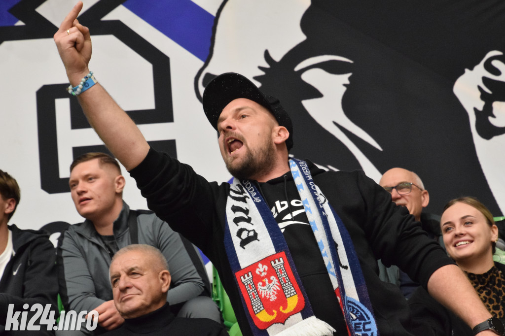 Kibice na meczu Noteci z Polonią