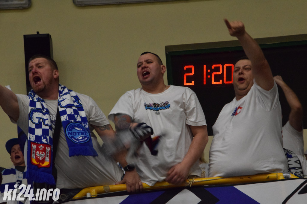 Kibice na meczu Noteci z Polonią