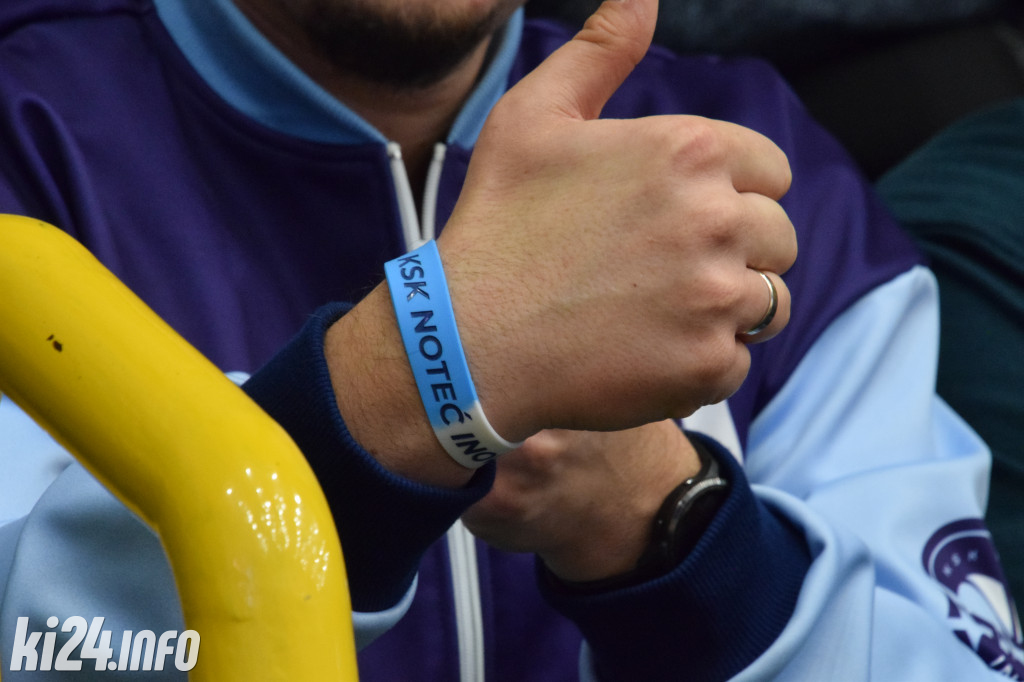 Kibice na meczu Noteci z Polonią