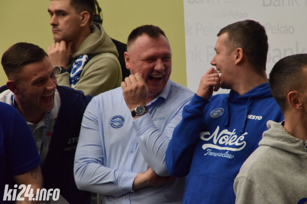 Kibice na meczu Noteci z Polonią