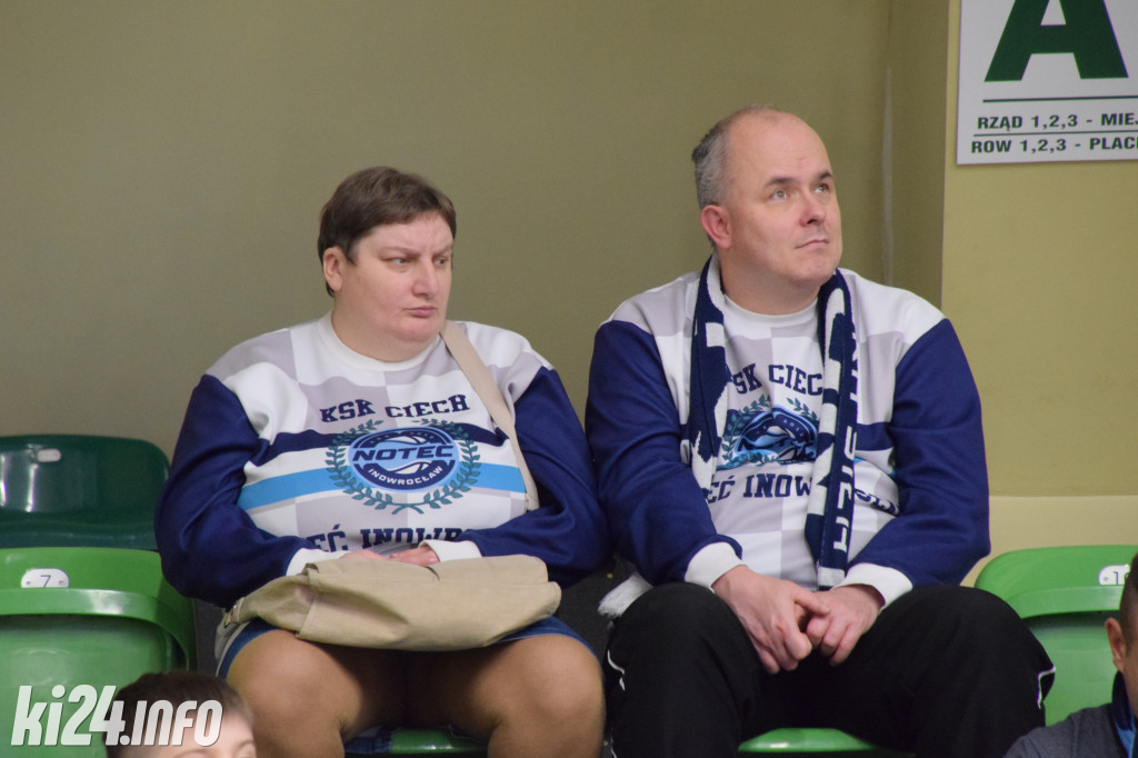 Kibice na meczu Noteć - WKK Wrocław