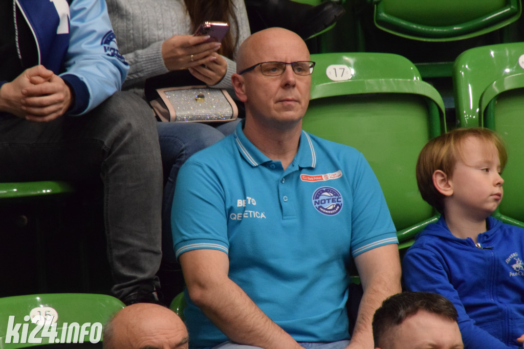 Kibice na meczu Noteć - WKK Wrocław