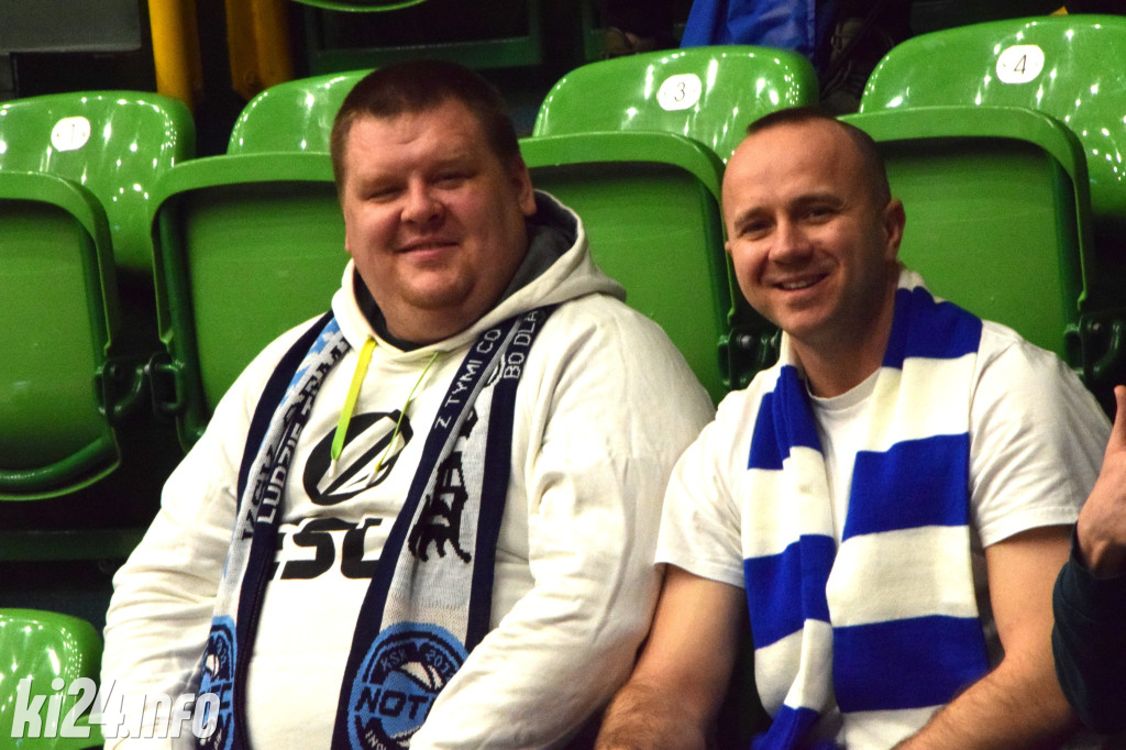 Kibice na meczu Noteć - WKK Wrocław