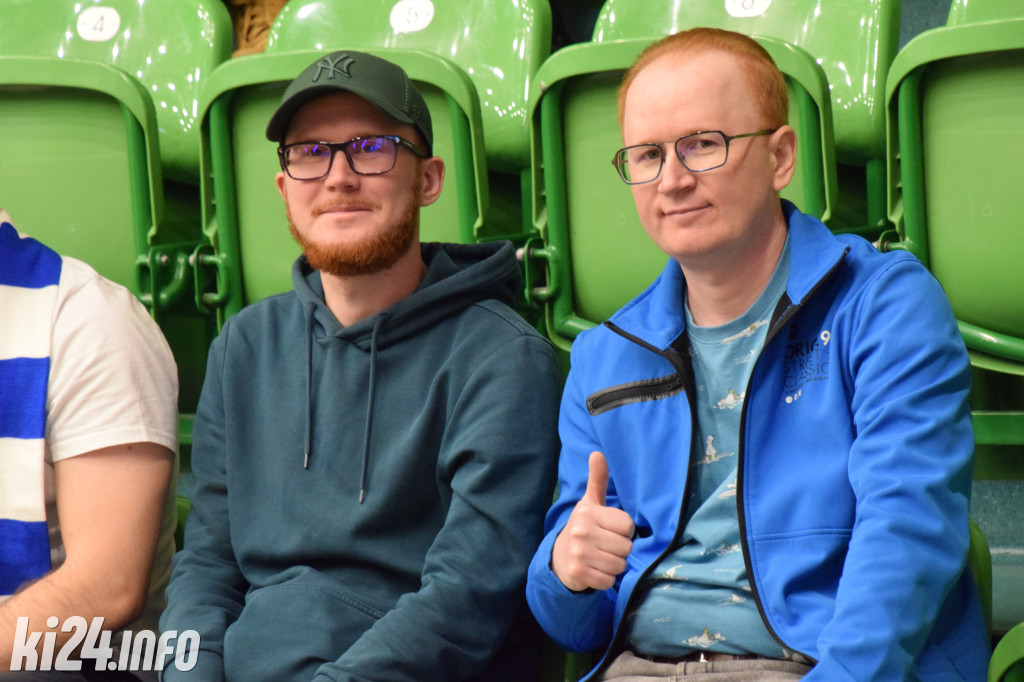 Kibice na meczu Noteć - WKK Wrocław