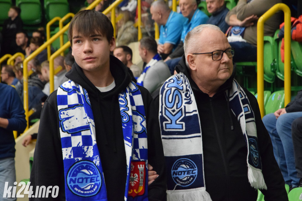 Kibice na meczu Noteć - WKK Wrocław