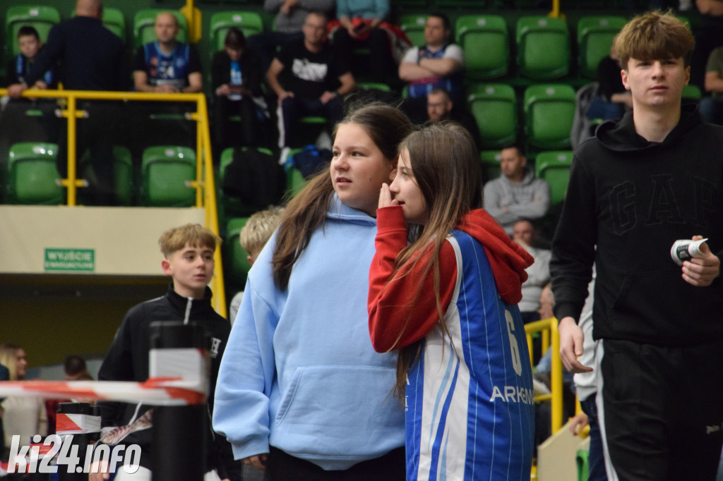 Kibice na meczu Noteć - WKK Wrocław