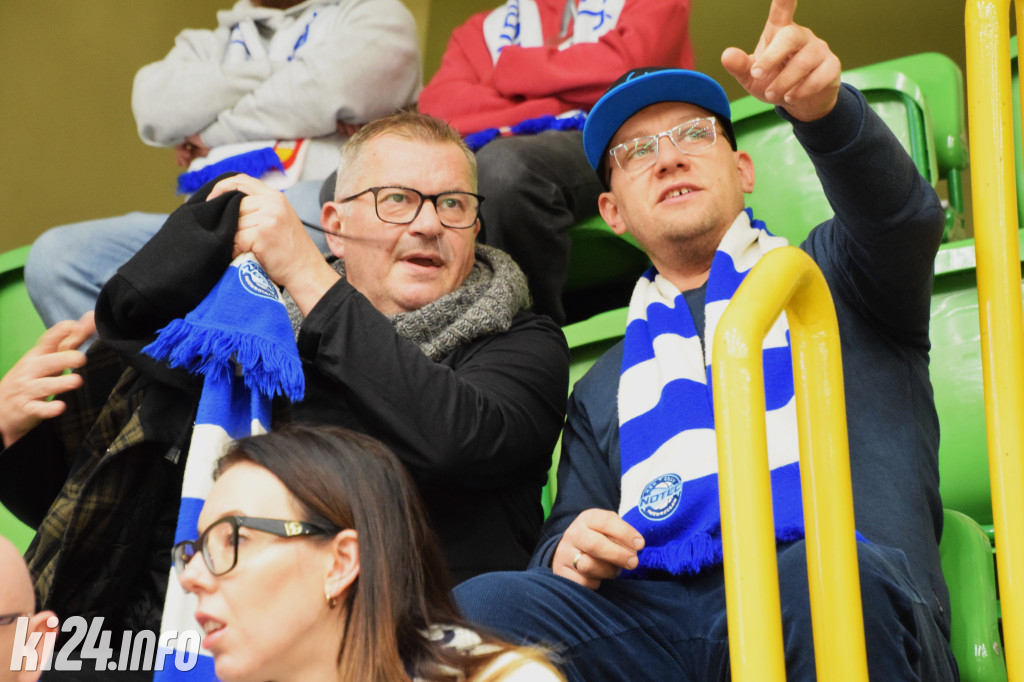 Kibice na meczu Noteć - WKK Wrocław