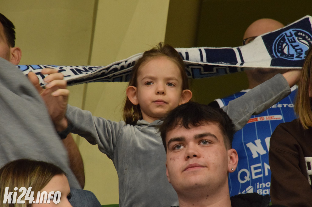 Kibice na meczu Noteć - WKK Wrocław