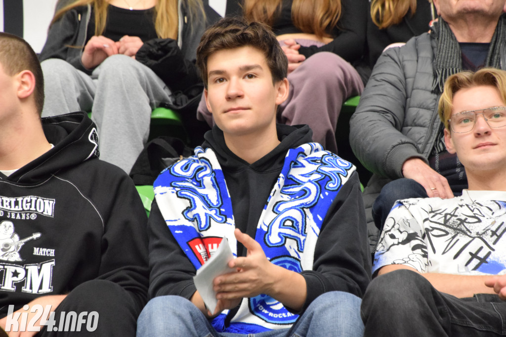 Kibice na meczu Noteć - WKK Wrocław