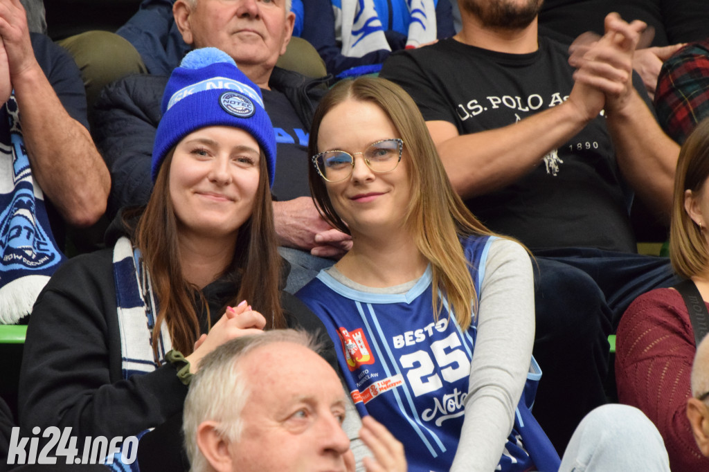 Kibice na meczu Noteć - WKK Wrocław