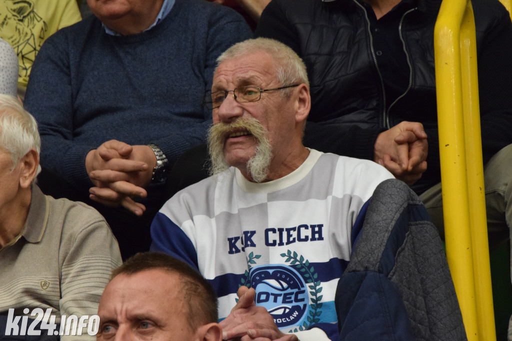 Kibice na meczu Noteć - WKK Wrocław