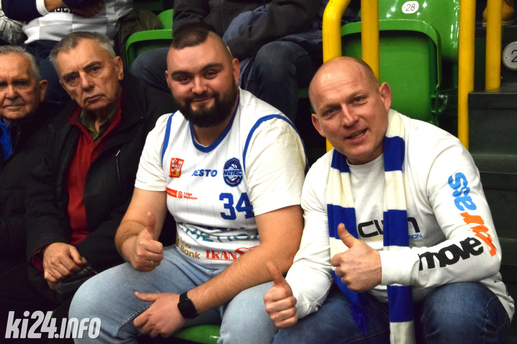 Kibice na meczu Noteć - WKK Wrocław