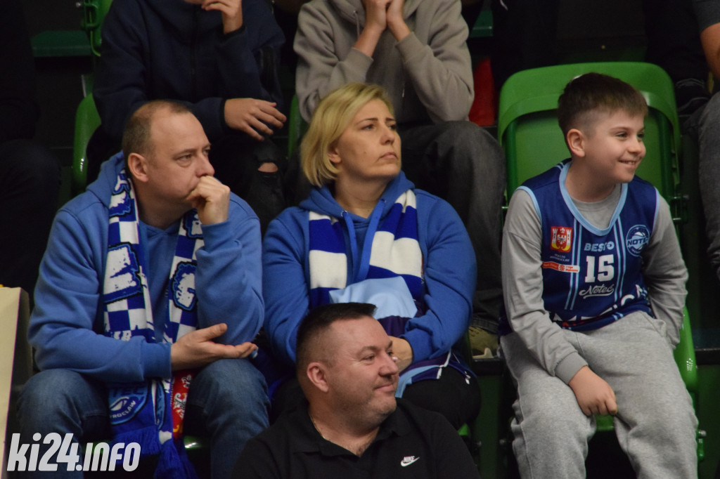 Kibice na meczu Noteć - WKK Wrocław