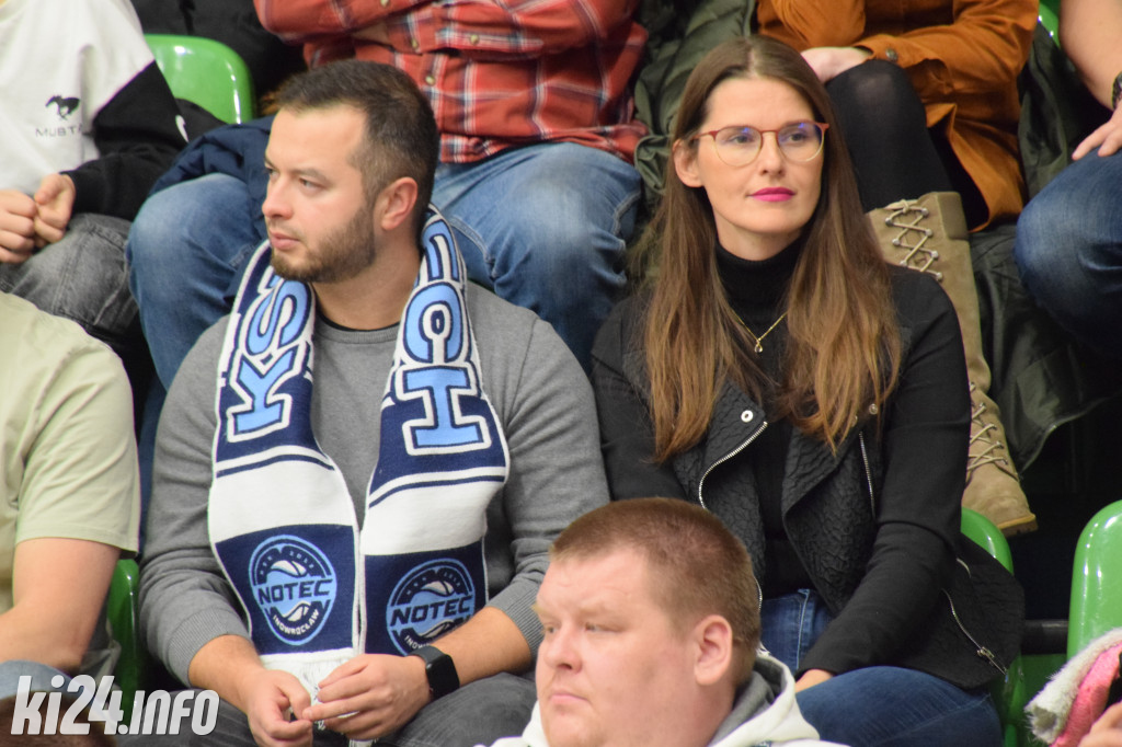 Kibice na meczu Noteć - WKK Wrocław