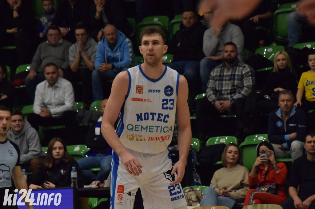 Kibice na meczu Noteć - WKK Wrocław